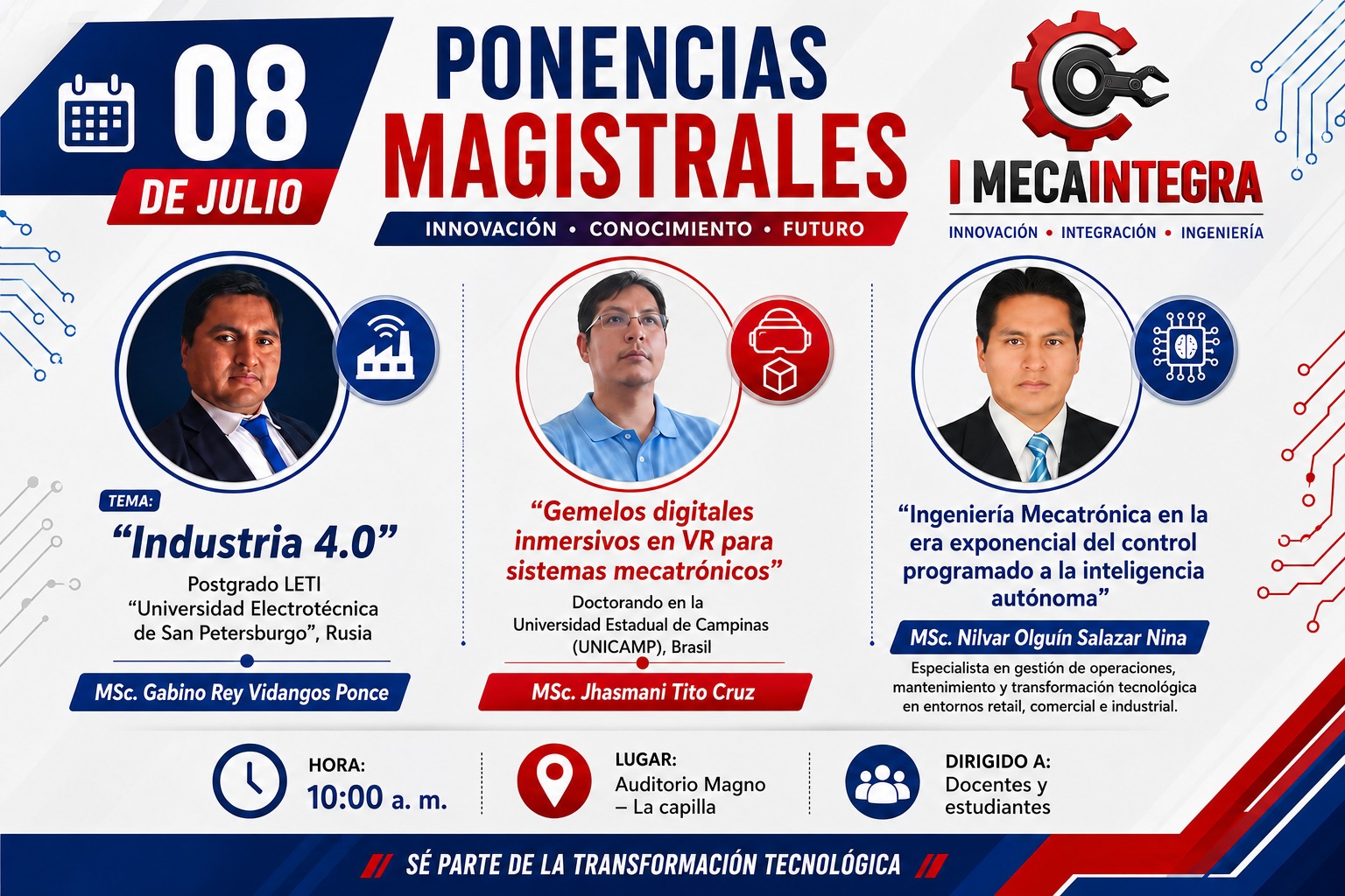 I congreso Internacional de Ing. mecatronica